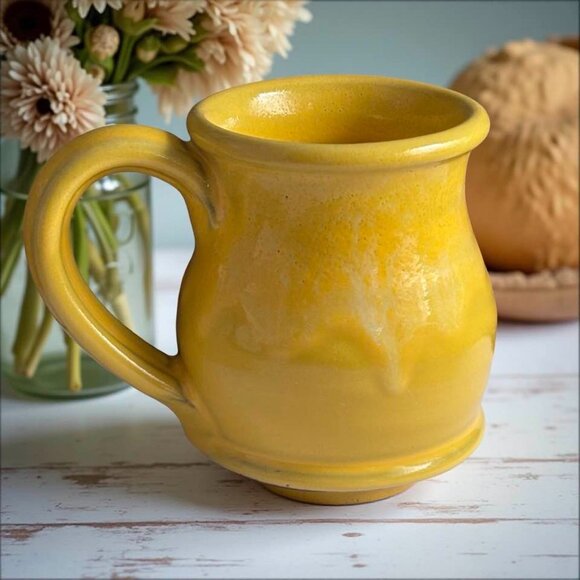 Another Broken Egg Cafe Yellow Ceramic Mug Baton Rouge LA DENEEN Pottery 2021 Di - Picture 4 of 5